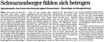 Freie Presse vom 18. Mai Freie Presse vom 18. Mai